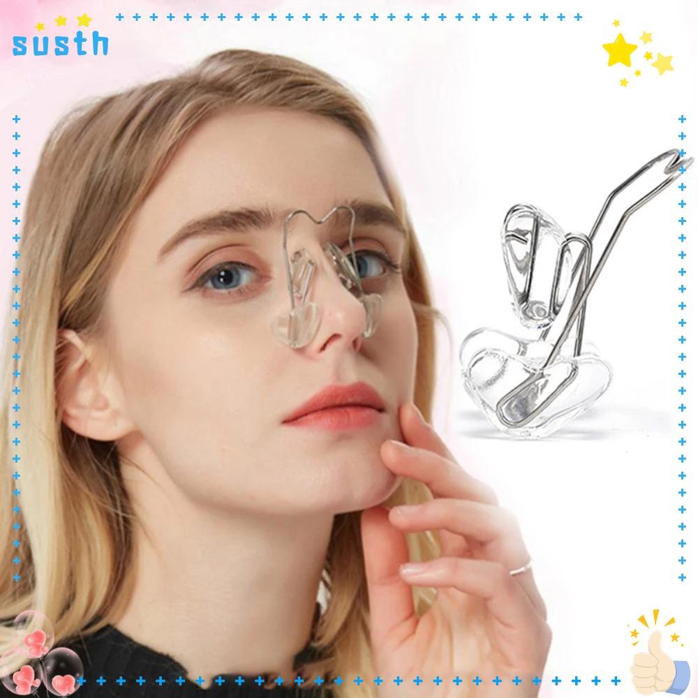 SUSTH Nose Up Shaper, Orthotics Transparent Nose Slimming Massage, Shaping Straightening Beauty Tool