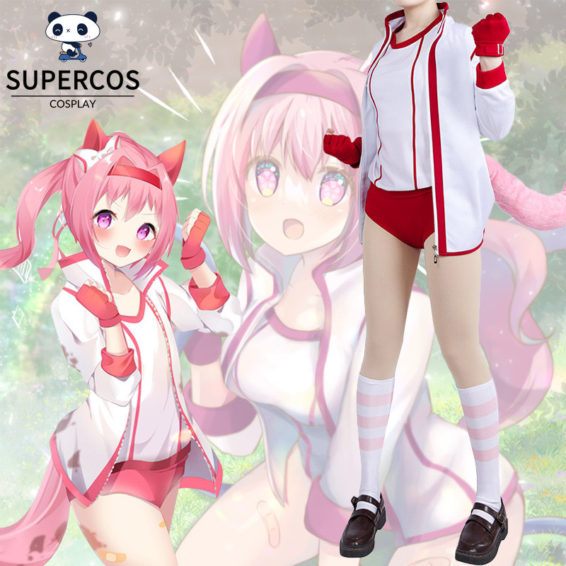 Uma Musume คอสเพลย์ Haru Urara ชุดกีฬาสำหรับงานปาร์ตี้และคาร์นิวัล