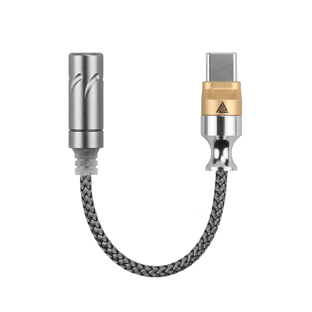 Qkz TC MAX + TC MAX PRO DAC อะแดปเตอร์หูฟังสายสัญญาณเสียงโทรศัพท์มือถือ Type-C ถึง 3.5 มม.ชิปลวด