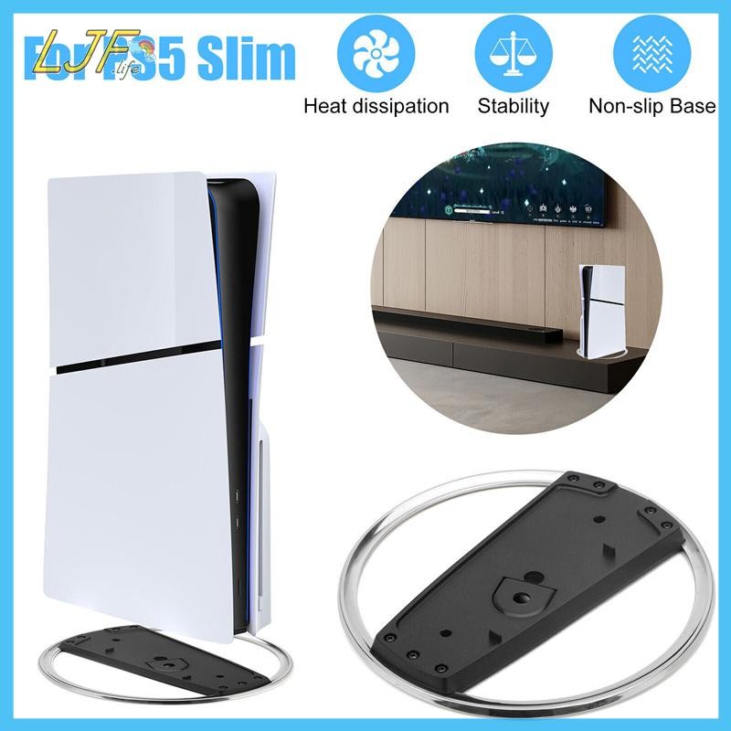 Ljf เกมคอนโซลสําหรับ Ps5 Slim แนวตั้ง Anti-Slip สําหรับ Sony Playstation 5 Slim Disc Digital Edition