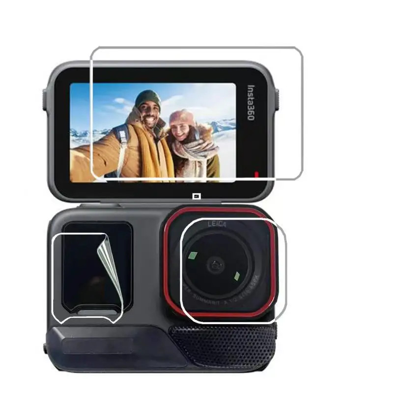 กระจกนิรภัยป้องกันหน้าจอสําหรับ Insta360 Ace Pro 2, เลนส์ป้องกันฟิล์มสําหรับกล้อง Insta360 Ace Pro 2