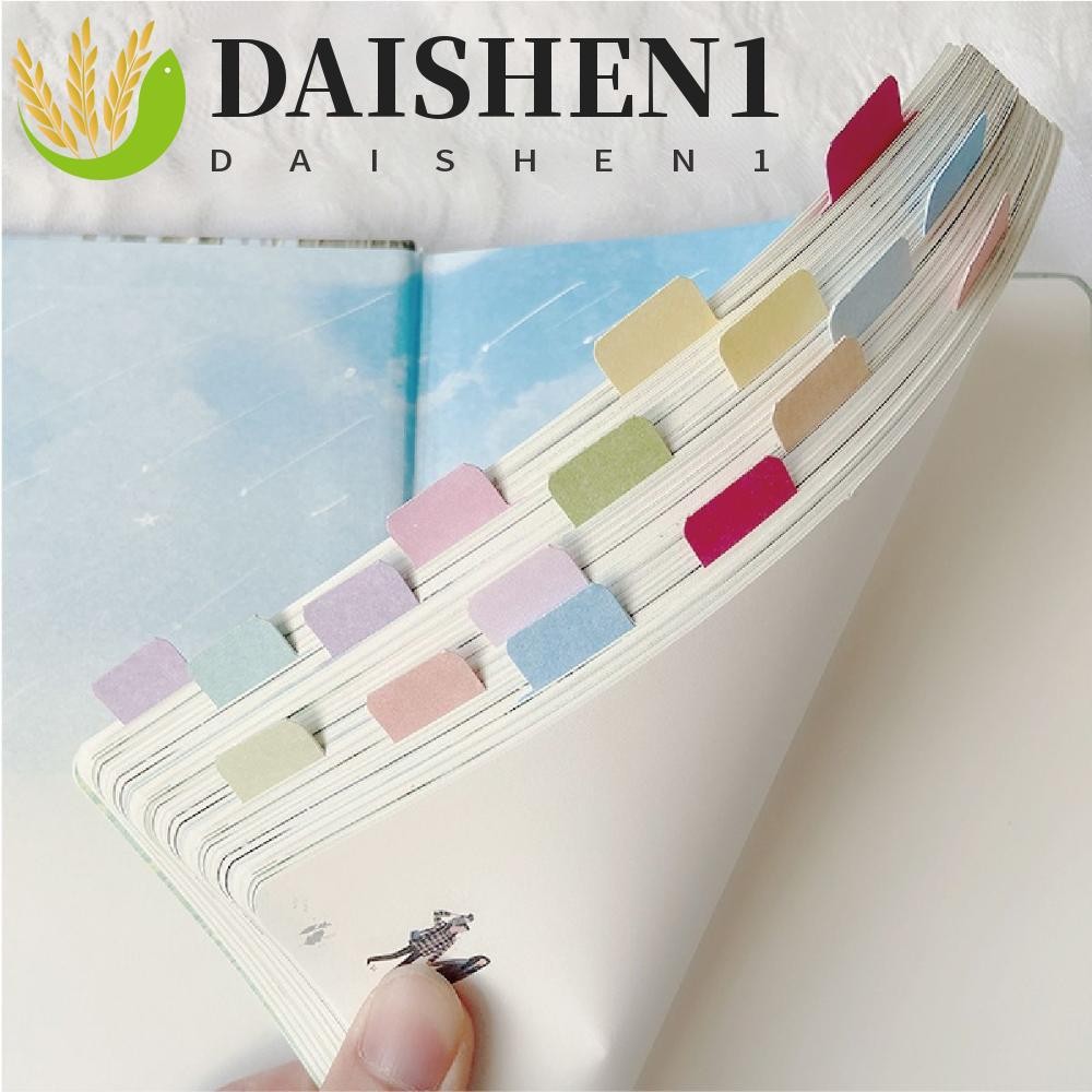 Daishen1 Index Label สติกเกอร์ Writable ส่วนบุคคลแฟ้ม Tabs Planner สํานักงานเครื่องเขียน Dispositionable Book Face Markers