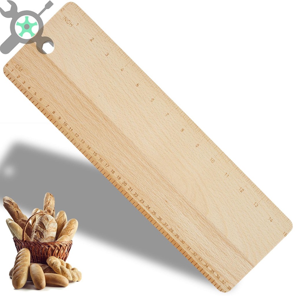ไม้พลิกบาแกต ขนมปัง Baguette Flipping Board Bread Dough Transfer แขวนขนมปัง Peel 154.70.2 นิ้วขนมปัง