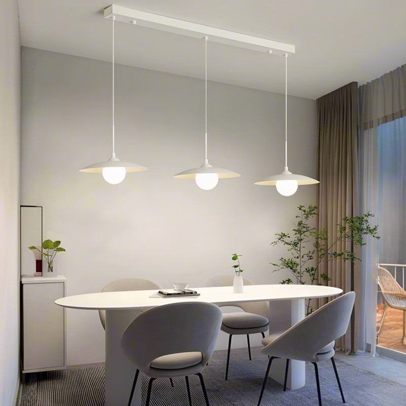 IKEE โคมไฟระย้าโต๊ะอาหาร LED โคมไฟห้อยห้องนอน สไตล์นอร์ดิก โมเดิร์น สําหรับตกแต่งห้องครัว/ร้านอาหาร/คาเฟ่