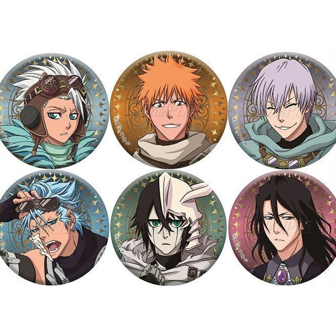 Bleach Kurosaki Ichigo Ulquiorra nifer Kuchiki Byakuya badge กระเป๋าเป้สะพายหลังตกแต่งจี้