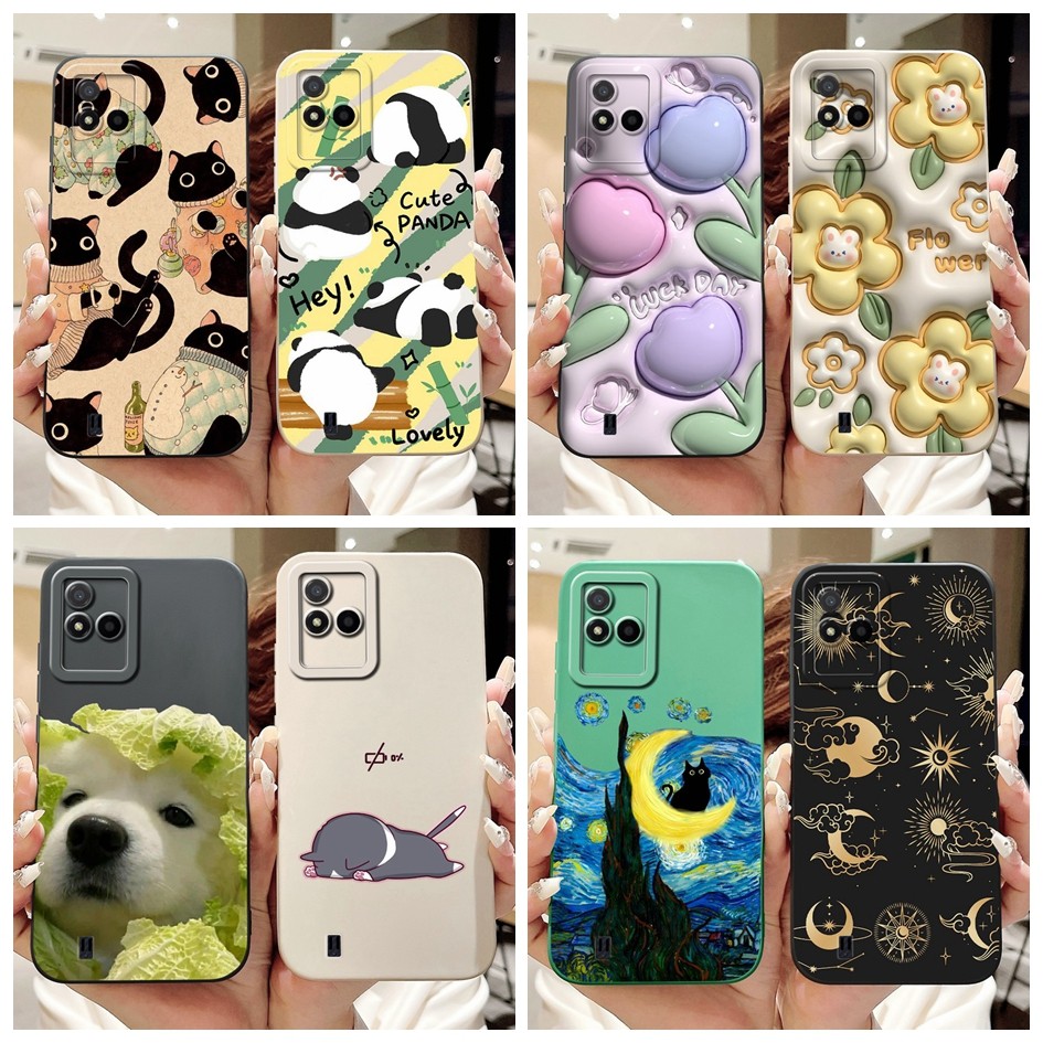 สําหรับrealme Narzo 50iกรณีRMX3235 ฝาครอบแฟชั่นใหม่ซิลิโคนกันกระแทกFrosted Matteเคสโทรศัพท์สําหรับRealme Narzo50iปลอก