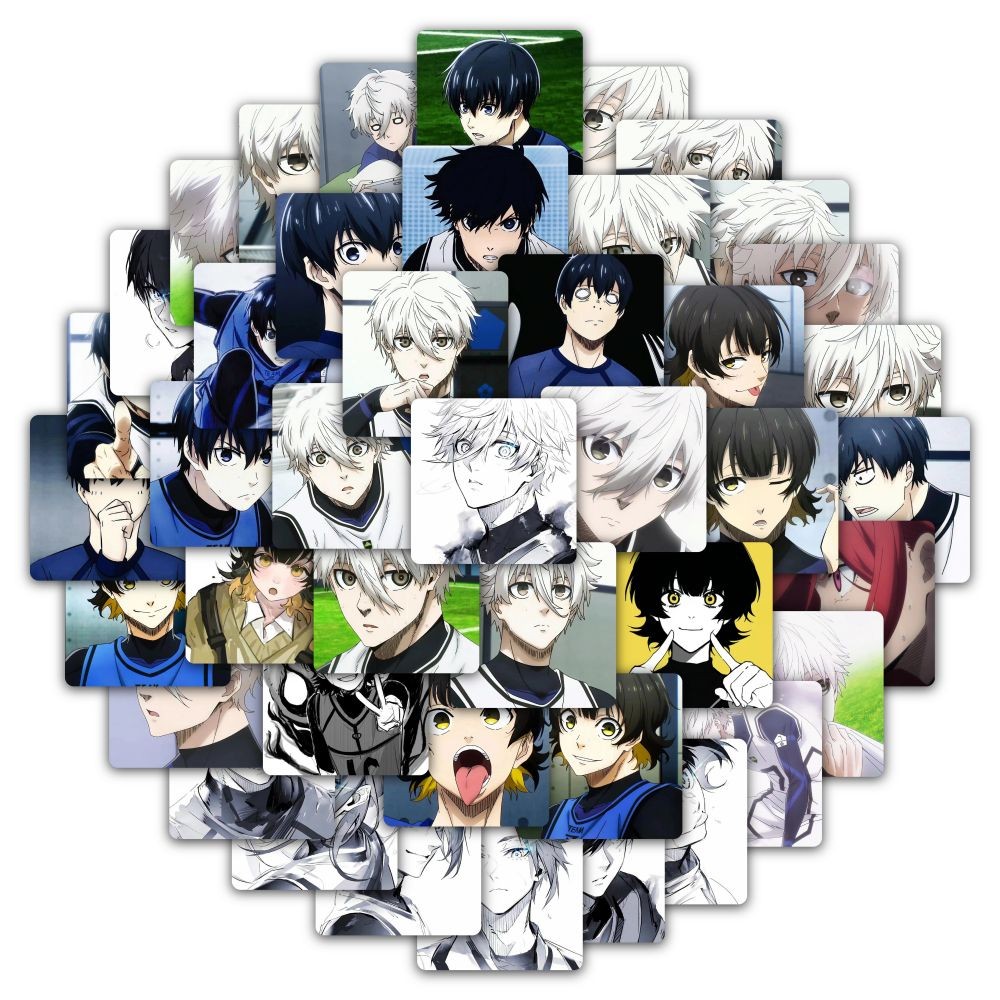 59pcs การ์ตูนอะนิเมะ BLUE LOCK Graffiti สติกเกอร์สําหรับจักรยานบัญชีมือกรณีดินสอ Decals Animeworld