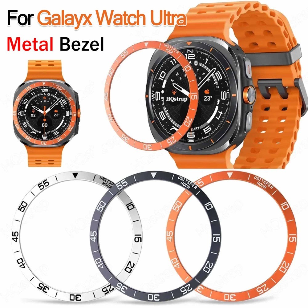 โลหะ Bezel แหวน Loop สําหรับ Samsung Galaxy นาฬิกา 7 Ultra 47 มม.หมุนวงกลมสําหรับ Galaxy นาฬิกา Ultra 47 มม.อุปกรณ์เสริม