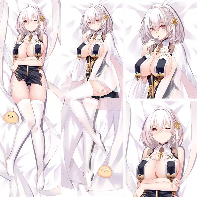 2024Azur Lane Azur Lane Sirius หมอนเต็มตัว HMS Sirius อะนิเมะปลอกหมอนยาวสองมิติ