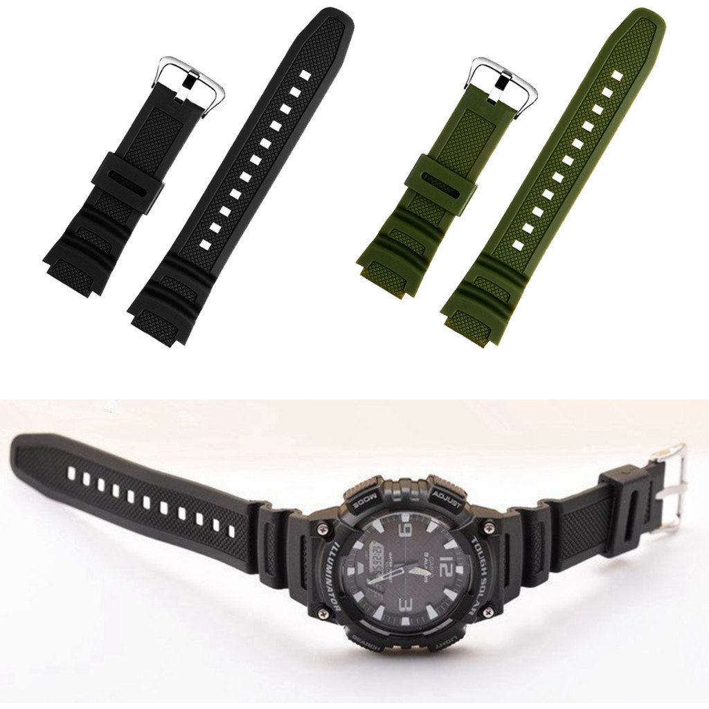 จัดส่งรวดเร็ว สายนาฬิกาข้อมือcasio 18 มม.สําหรับAQ-S810W S800 MRW-200 W735 752H อุปกรณ์เสริมคาสิโอ - รูปที่ 5