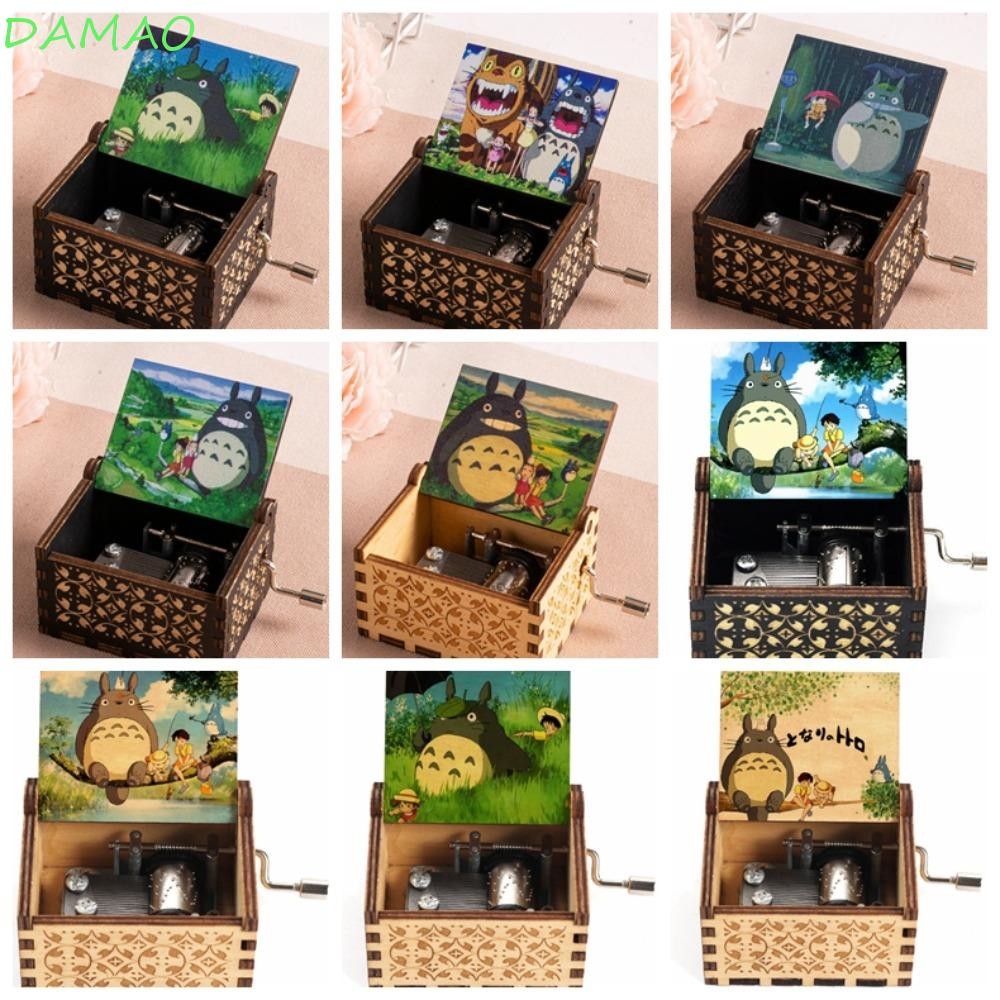 Damao Totoro กล่องดนตรี, เพลงที่มีสีสัน Totoro ไม้ Hand Crank กล่องดนตรี, Tonari ไม่มี Totoro การ์ตู