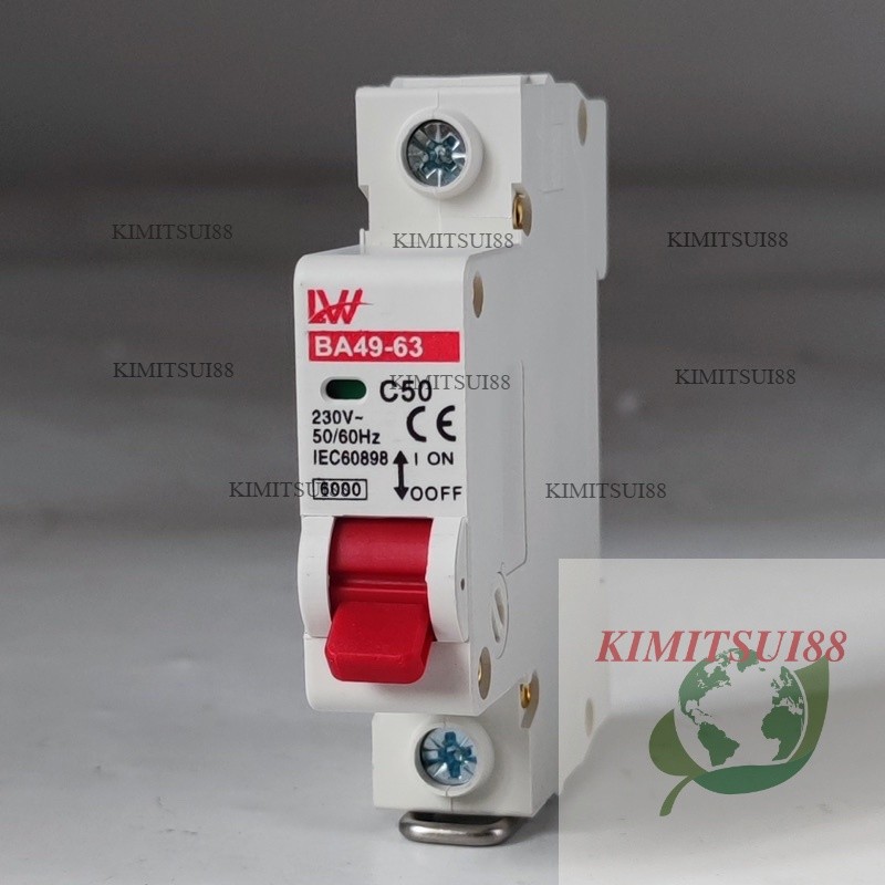 AC 230v  1Pและ2P เบรกเกอร์ 16Ａ /20A/25A//30A/40A/50A/63A  สำหรับไฟบ้าน พร้อมส่งจากไทย