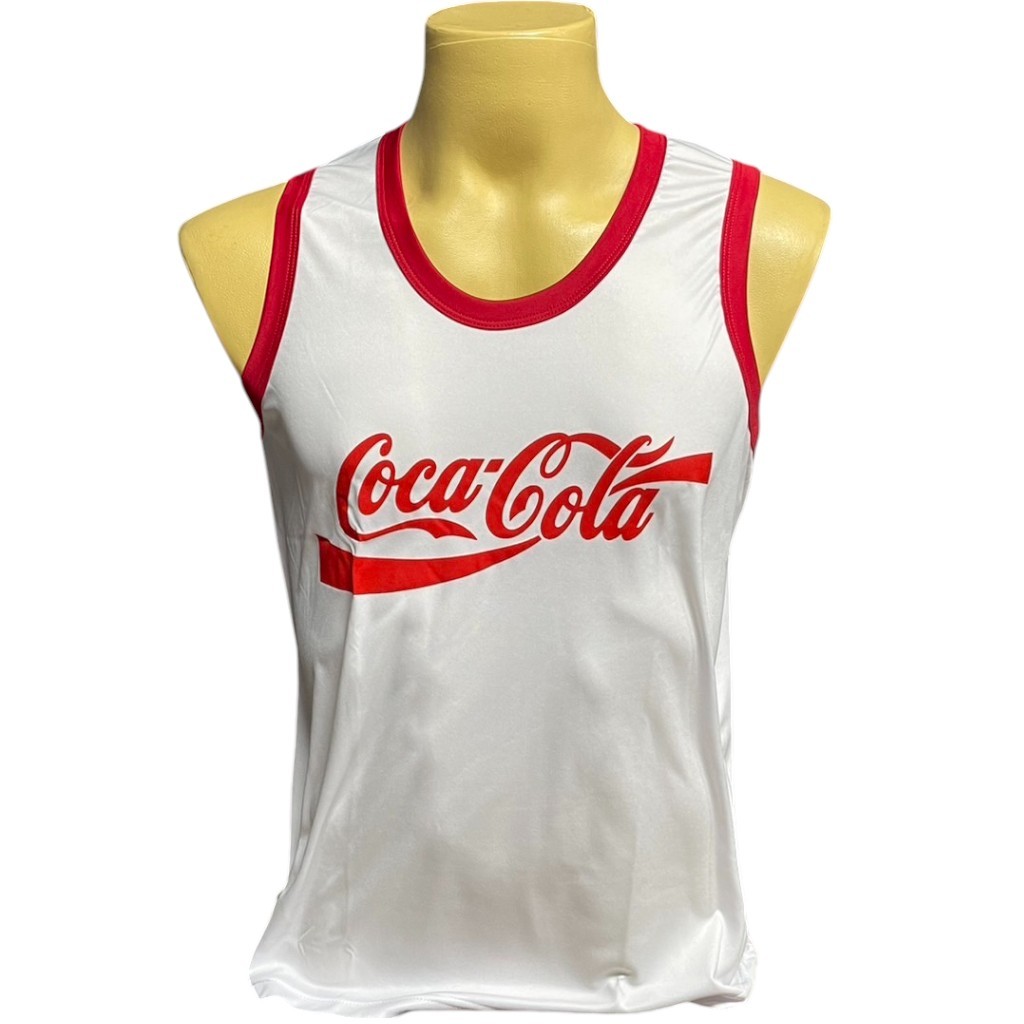 เสื้อกล้าม เสื้อแขนกุด สกรีนลายโค้ก Coca-Cola ลายน่ารักๆ ใส่เที่ยว ใส่อยู่บ้าน ใส่นอน ใส่ได้ทั้งหญิง-ชาย มี5ไซส์ S-2XL