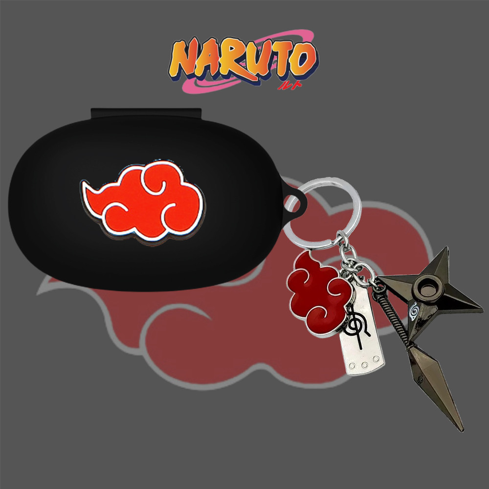 For Bose QuietComfort Earbuds 2024 Case Anime Naruto Keychain Pendant Bose QC Earbuds 2024 Silicone Soft Case Protective Cover
