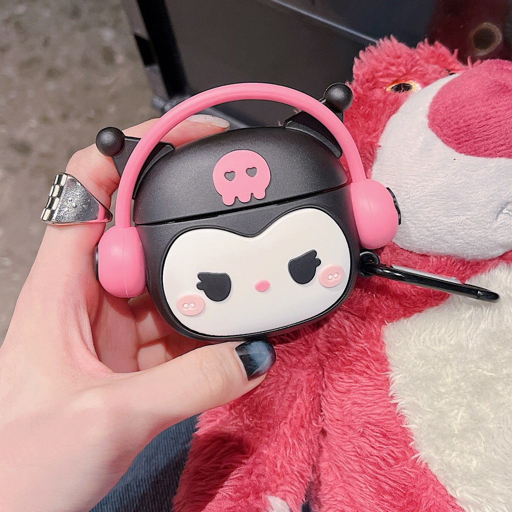 สําหรับ OPPO Enco Air 3 Pro เคส Case หูฟังบุคลิกภาพซิลิโคนการ์ตูนเพลง Kulomi