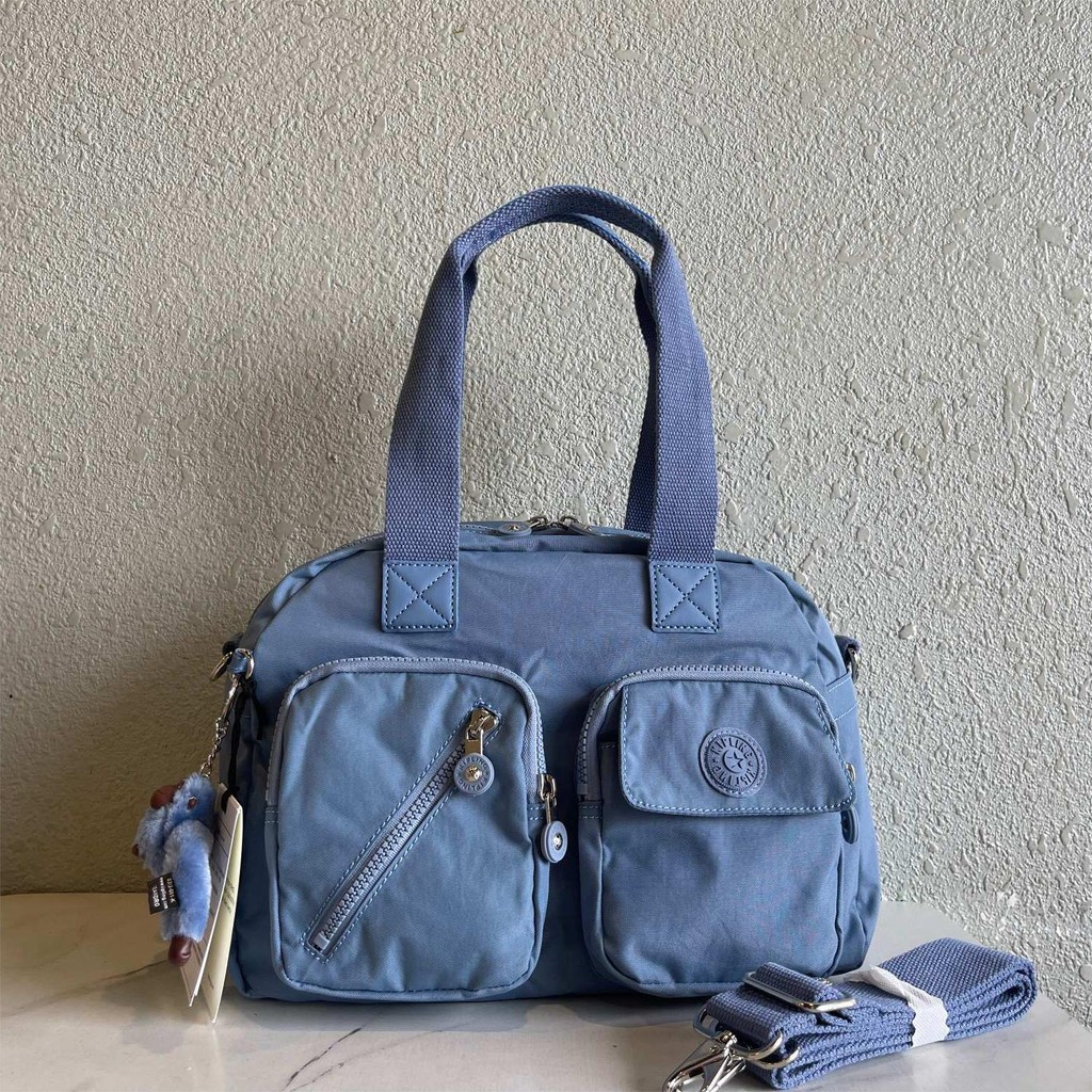 Kipling Cool Defea Series Messenger Bag กระเป๋าถือแฟชั่นสุภาพสตรีกระเป๋าเดินทางน้ําหนักเบา