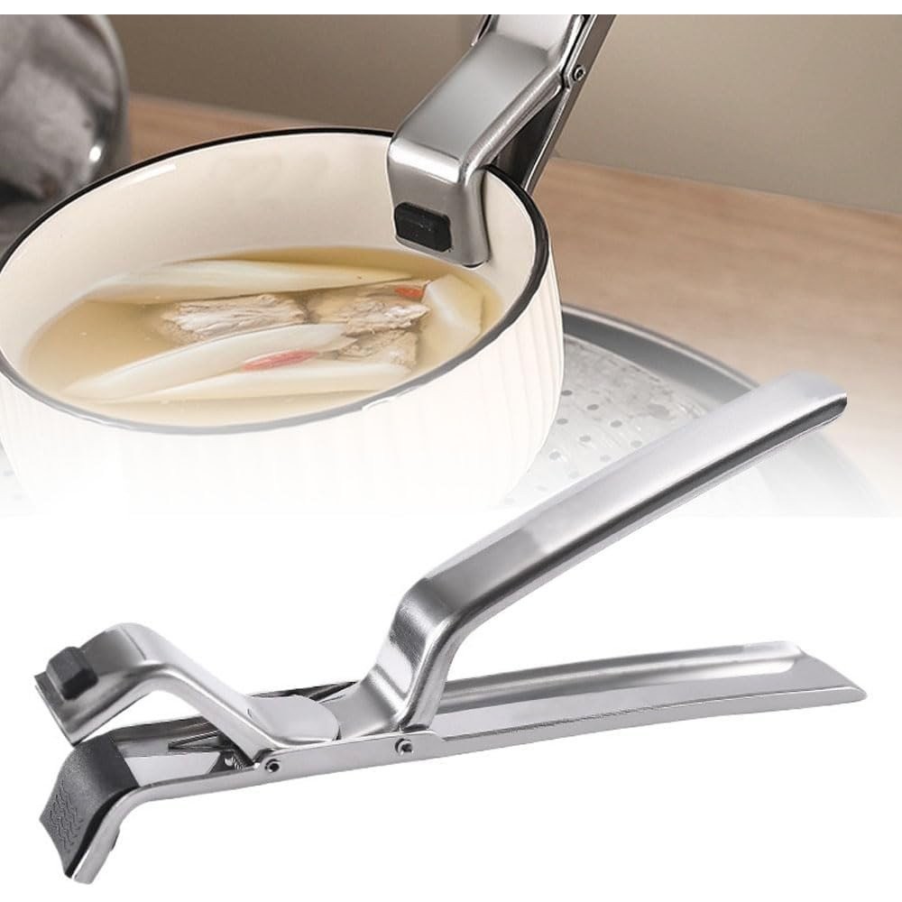 Multi-Purpose Anti-scald Bowl Holder CLIP for KITCHEN, 2025 New stainless STEEL Anti-scalding clips Bowl PLATE CLAMP, Hot PLATE PAN Gripper Holder Cooking tongs KITCHEN gadget