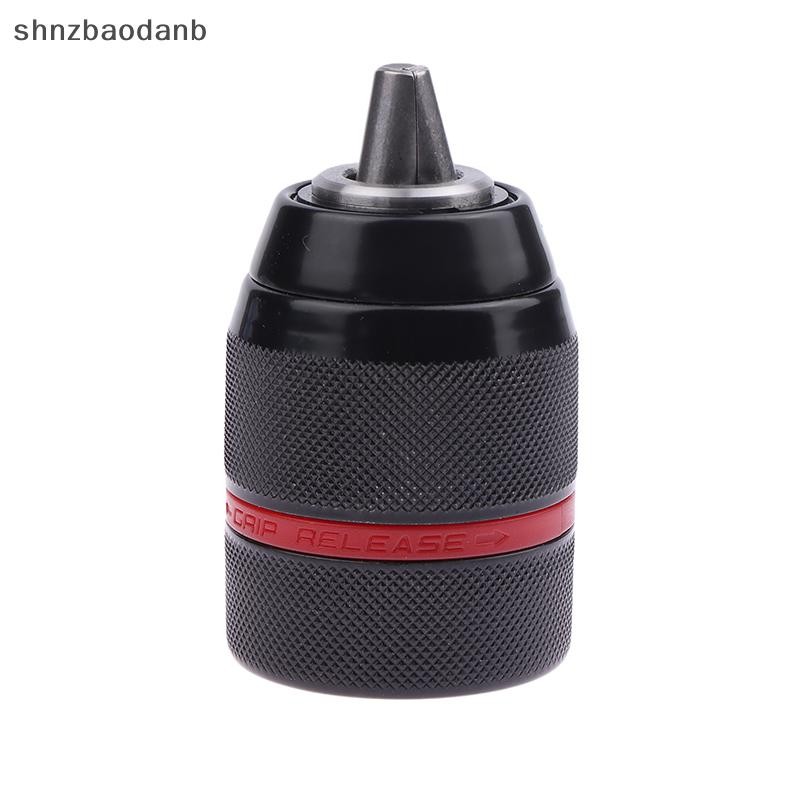 [SHNZFF] Keyless Hand Drill Chuck 13 มม.กระชับตัวเองเจาะ Chuck สําหรับอเนกประสงค์โลหะสว่านไร้สาย Chuck YBUI