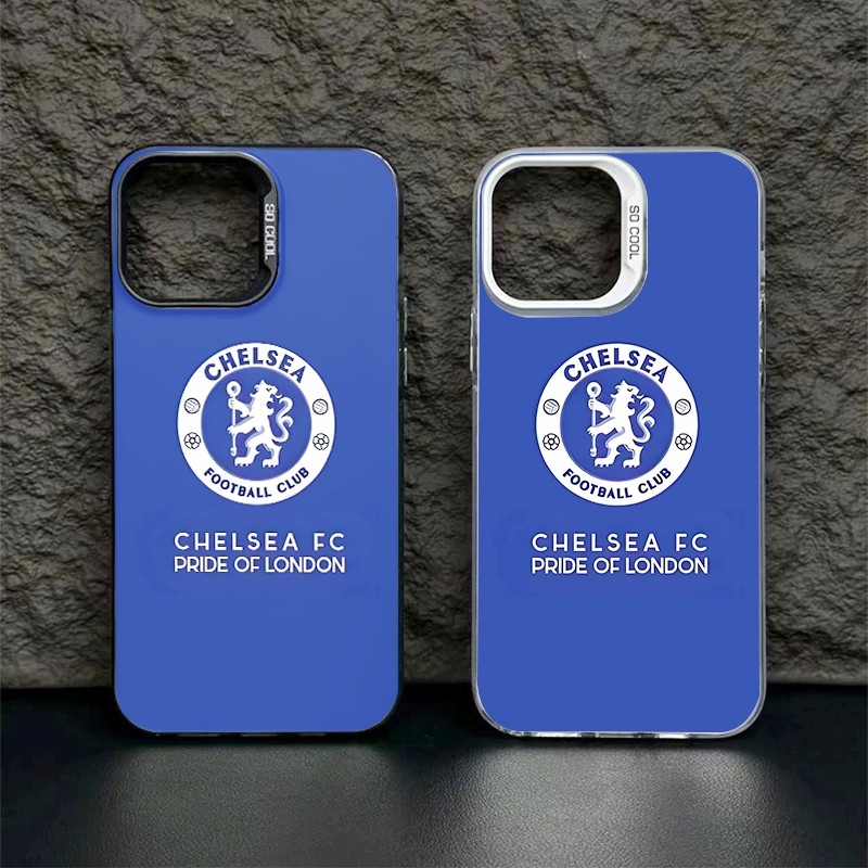 CHELSEA FC เคสโทรศัพท์เหมาะสำหรับ iPhone 11 PROMAX 12/13 MINI 14/15 16PLUS 12pro MAX x XR XS 7P 8P ใหม่กรณี Executive IMD ฟุตบอลฟุตบอลกีฬา