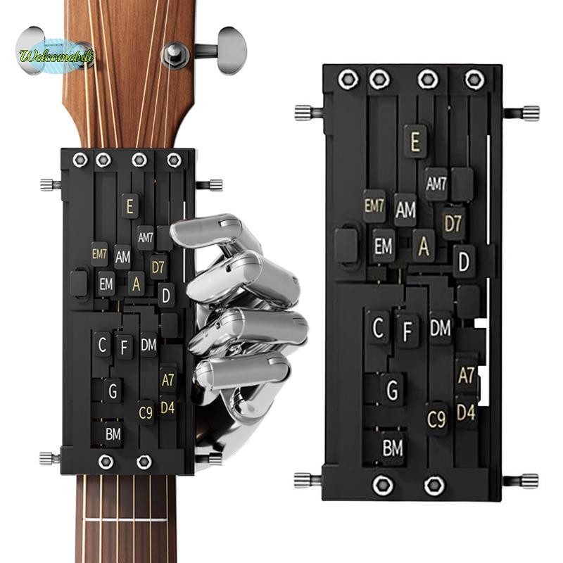 [Welcomebili] Guitar Chord Learning Tool Chord Learning Aid Guitar Aid Chord Trainer Chord Learning System อุปกรณ์กีตาร์เทรนเนอร์กีตาร์ใหม่