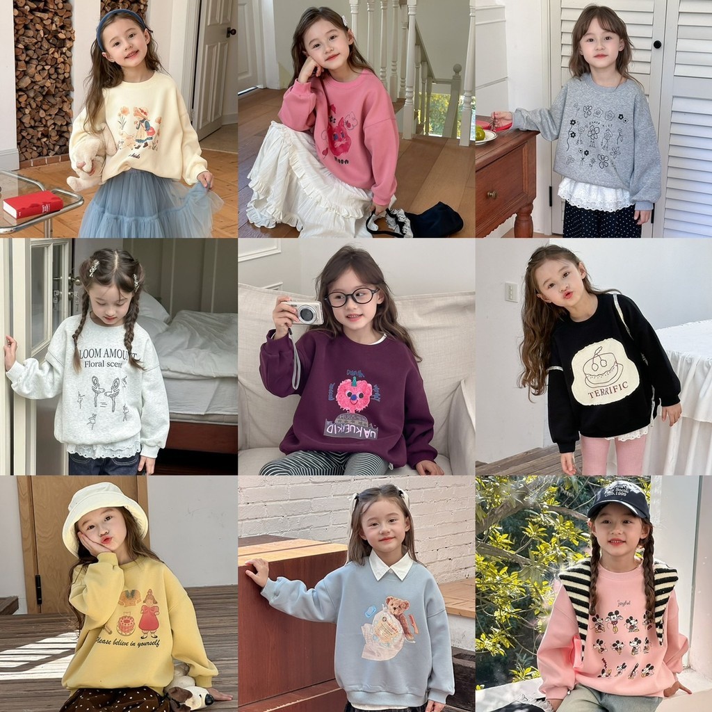 ทารกเพศหญิงแขนยาวน่ารักสบายๆเสื้อกันหนาว