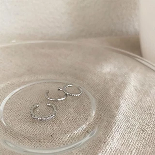 Jinjoo รหัส F01 ต่างหู Ear cuff รุ่น Trio of Elegance (3ชิ้น)