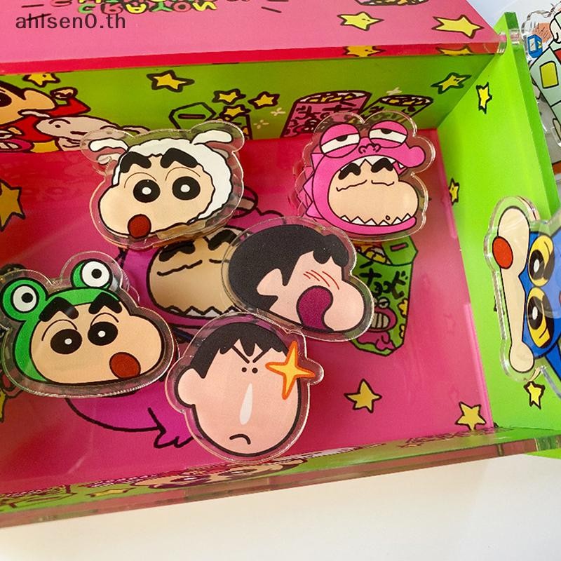 Ahlsen0 Kawaii น่ารัก Crayon Shin-Chan Pp คลิป Memo คลิปกระดาษทดสอบโฟลเดอร์ al อะนิเมะของขวัญของเล่น th