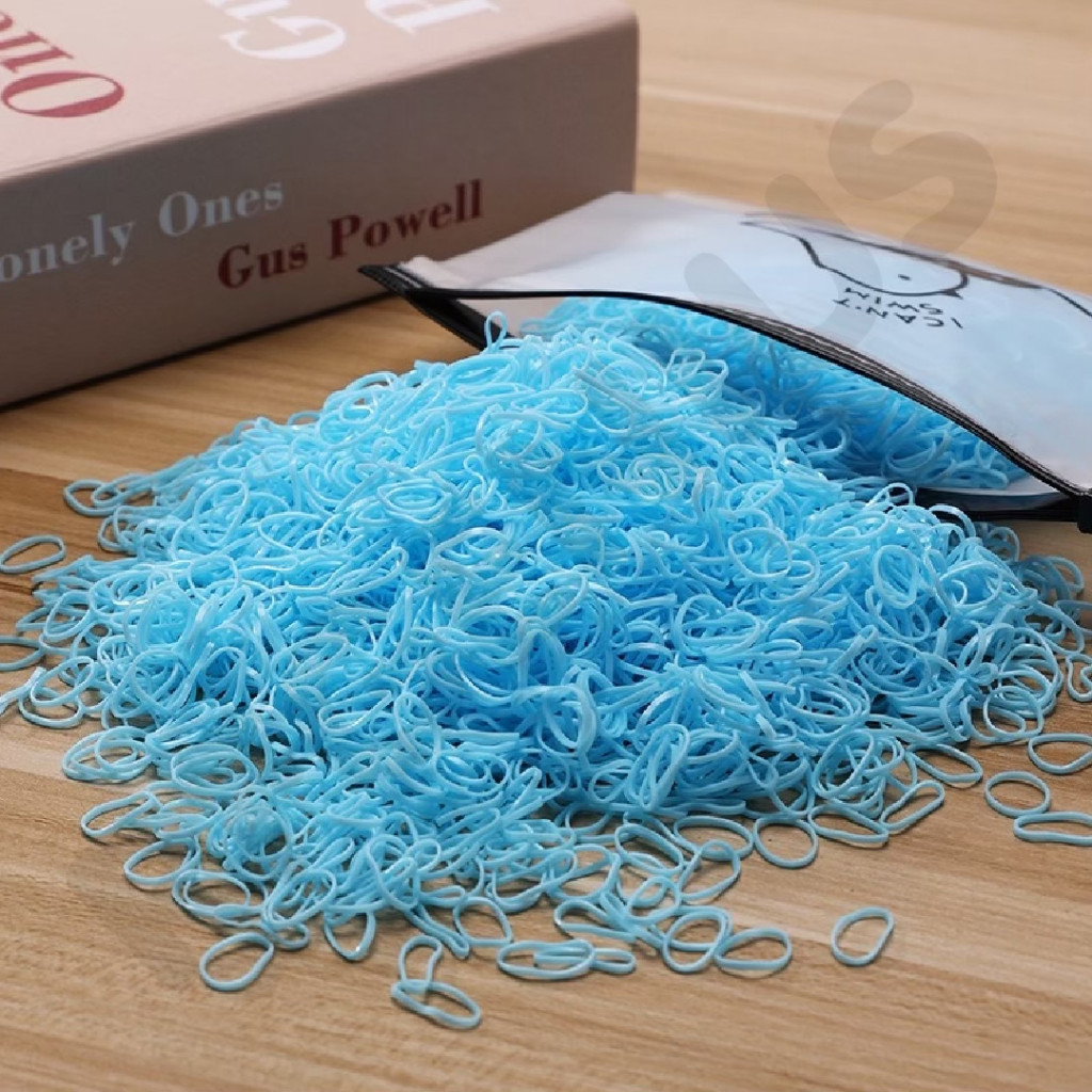 หนังยางรัดผมวงเล็ก (สินค้าพร้อมส่งจากไทย) - รูปที่ 2