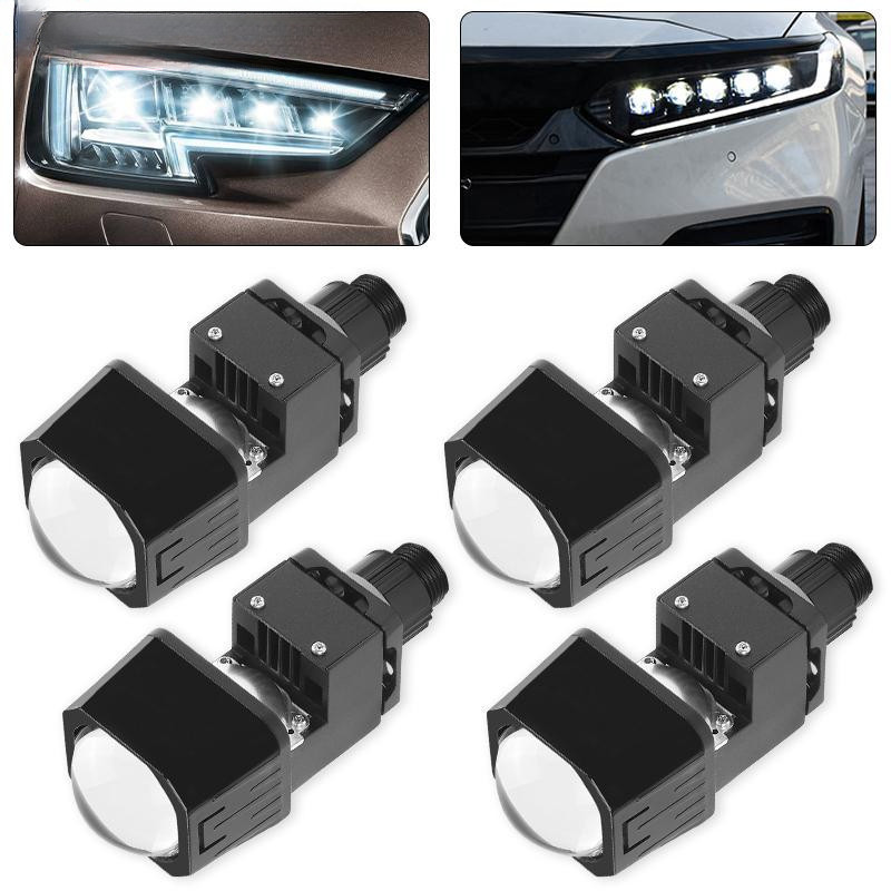 1pc 1.5 นิ ้ ว Matrix Bi Led โปรเจคเตอร ์ เลนส ์ สําหรับ 12V รถรถจักรยานยนต ์ H4 H7 9005 9006 ไฟหน ้