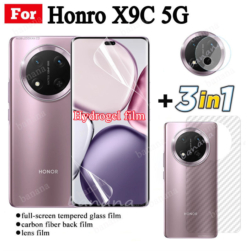 Honor X9C Full โปร่งใส Hydrogel Soft Film Screen Protector สําหรับ Honor X9B X9A Honor 200 Pro ด้านห