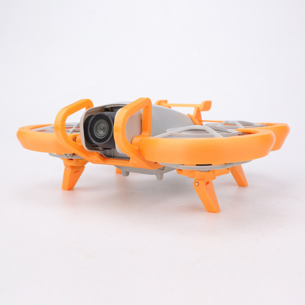กันชนกิมบอลสําหรับ DJI NEO Crash Bar,NEO พับเพิ่มความสูง Kickstand, ชุดแหวนป้องกันหาง