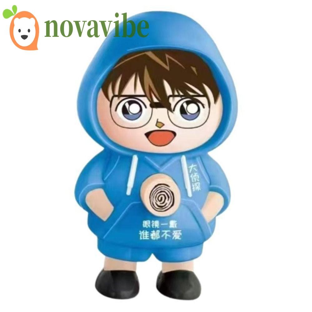 Novavibe พวงกุญแจตุ๊กตาการ์ตูน,พร้อมพวงกุญแจงานฝีมือ DIY One Piece จี้เปลี่ยนใบหน้า,ของเล่นพลาสติก Mini 3 ใบหน้าเปลี่ยนของเล่นเด็กเด็กผู้หญิง