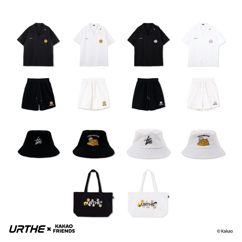 URTHE - เสื้อเชิ้ต KAKAO FRIENDS New Series Set 2 tee