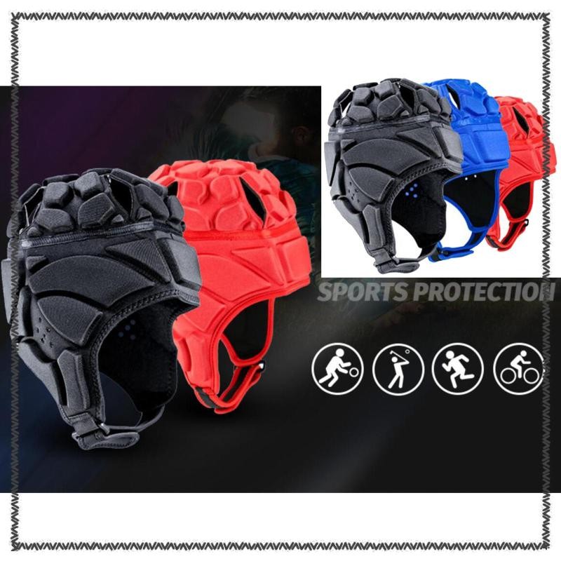 [MCA] Ultralight Rugby Head หมวกฟุตบอลกีฬาหัวผู้รักษาประตูกันกระแทก EVA Upholstered Scrum หมวก 4 Si
