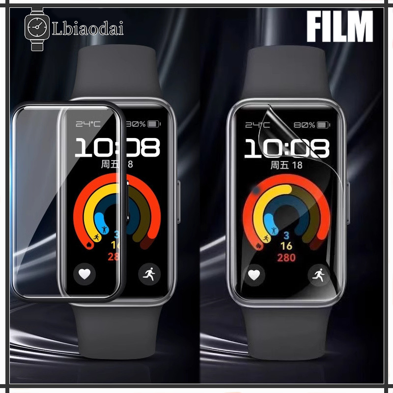 กระจกนิรภัย 9D/ฟิล์มนุ่มนาฬิกาอัจฉริยะ for Huawei Band 11 11 Pro 10 9 8 7 อุปกรณ์ป้องกันหน้าจอ Huawei Band 10 9 8 7 NFC