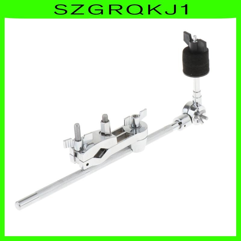 [szgrqkj1] กลองขาตั้งกลองฉาบแขนโลหะฉาบเสียงเสียงเอียง Handbell Cowbell Clamp Holder 33 ซม.Cymbal Extension Stand