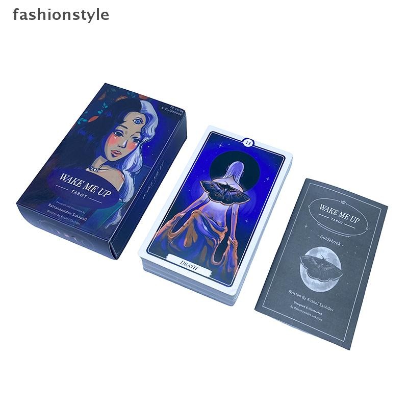 [Fashionstyle] 12*7 ซม.Wake Me Up Tarot Card Divination Prophecy Deck Party Board Game w/Manual [th]