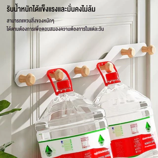COD ที่แขวนของหลังบานประตู เพื่อแขวนเก็บของใช้ทั่วไป ผลิตจาก เหล็กเคลือบสี หัวจุกที่แขวนเป็นไม้ ตะขอ