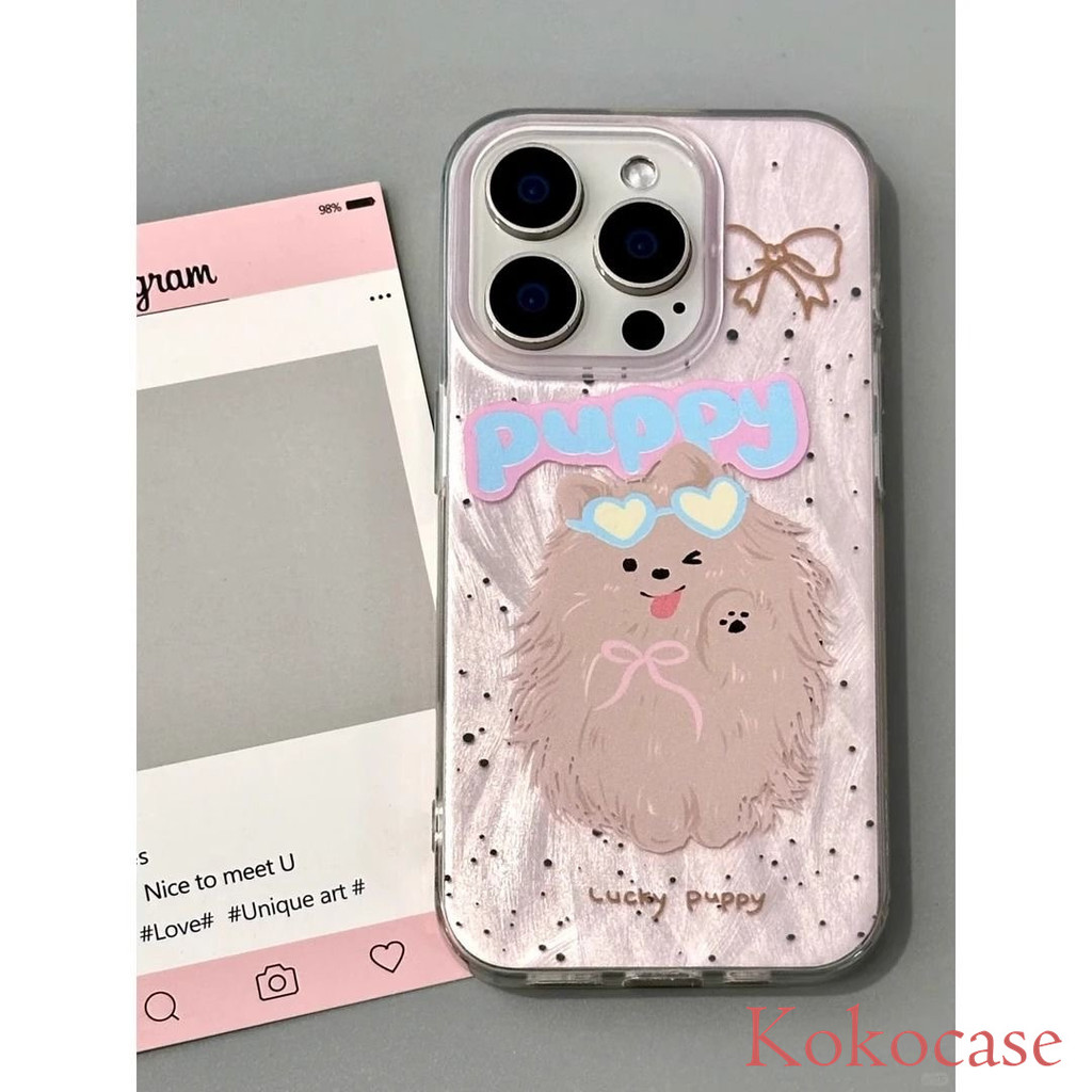 Dot Bow Puppy Inkเคสโทรศัพท์สําหรับInfinixกรณีH3T0I HT30 HT30PLAY HOT40 40PRO HOT8 HOT9 HOT9PLAY ITE