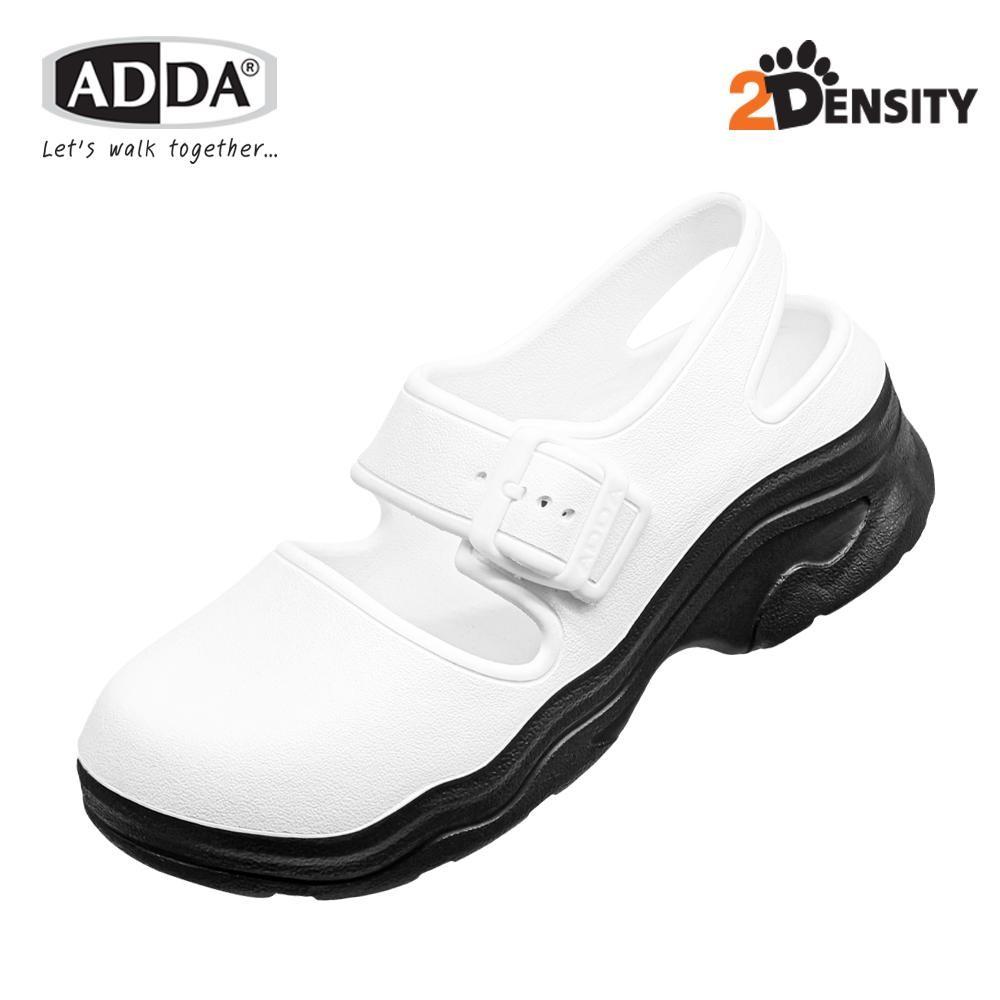 ADDA รุ่น 5TD97-W1 SIZE (4-7)สำหรับหญิง ป้องกันเท้าอักเสบ มีสายรัดหลังเพิ่มความกระชับ นุ่มสวมใส่สบาย