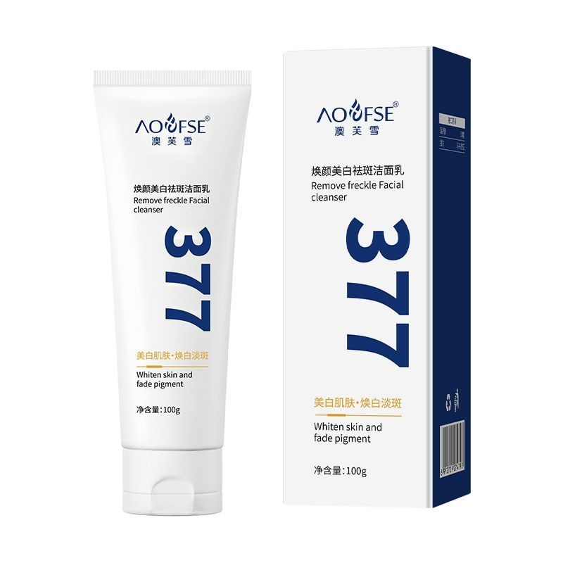 377ของแท้ทําความสะอาดผิวหน้ากรดอะมิโนน้ํายาทําความสะอาดผิวหน้าไวท์เทนนิ่งกระกําจัดชุ่มชื้นทําความสะอ