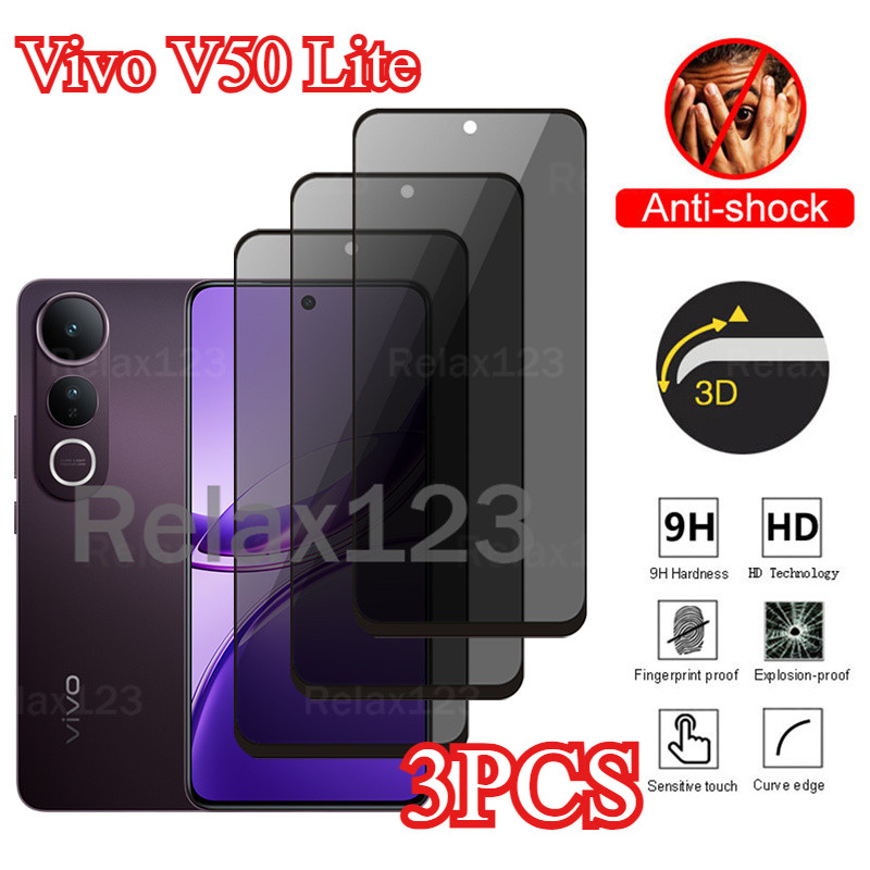 Vivo V50 Lite 5G 4G 3PCS Anti-spy ความเป็นส่วนตัวสําหรับ Vivo V50LIte 5G 4G VivoV50 Lite 4G 5G Vivo 