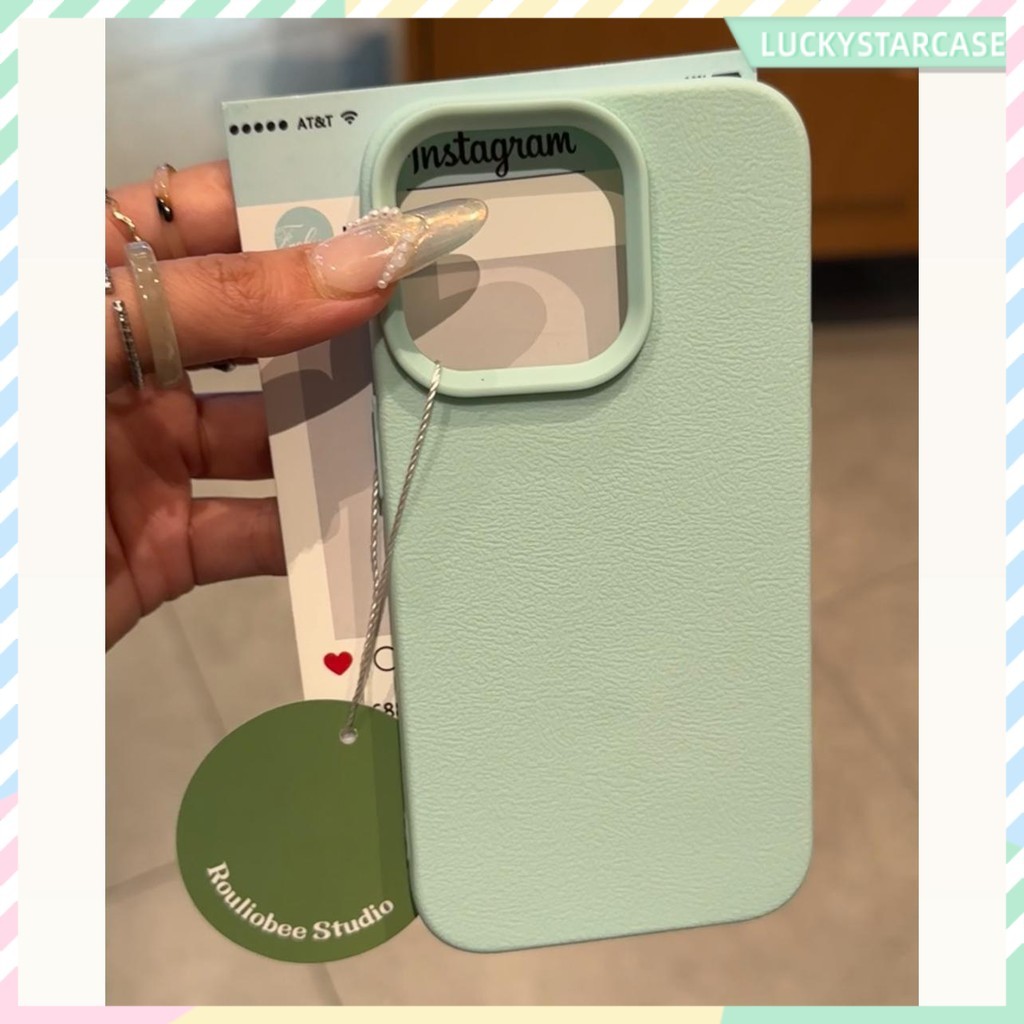 เคสโทรศัพท์ For iPhone 11 13 12 14 15 16 Pro Max 7 8 Plus XR XS X มาการอง เรียบง่าย สีทึบ ซิลิโคนอ่อนนุ่ม เคสกันกระแทก - ภาพย่อย 5