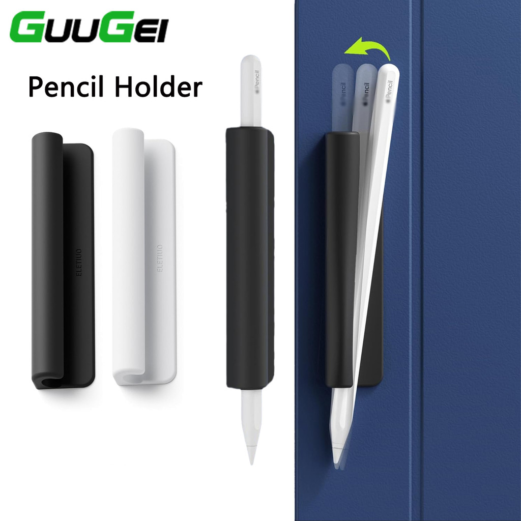 Guugei เคสซิลิโคนสําหรับ Aple ที่ใส่ดินสอฝาครอบแท็บเล็ต Touch ปากกาสไตลัสแขนป้องกัน