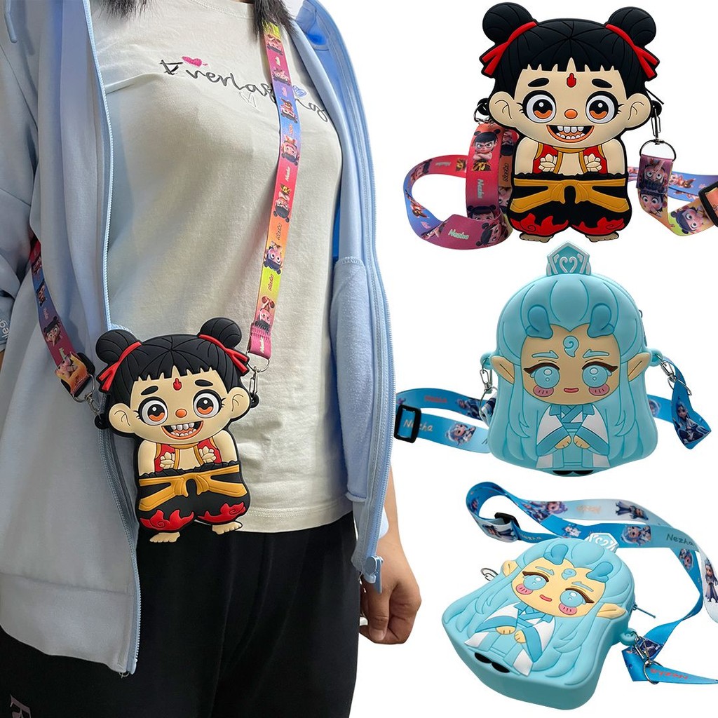 Nezha Bag Crossbody Bag China-Chic Strap Crossbody Mobile Phone Bag Nezha Bag Crossbody Bag China-Ch