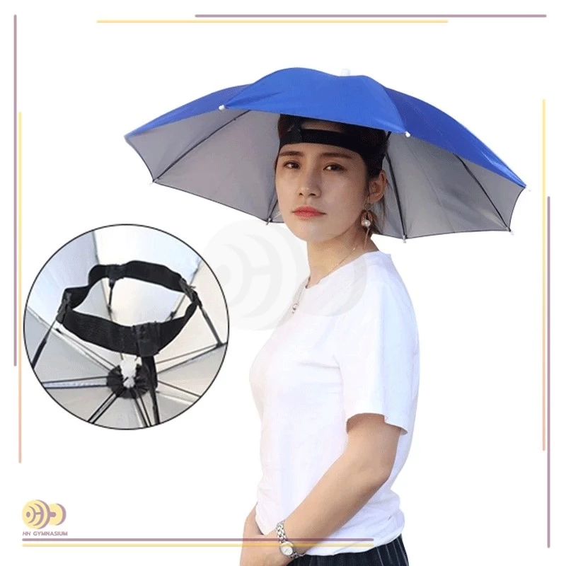 หมวกร่มกันฝนตกปลาแบบพับได้ HH thumbnail 10