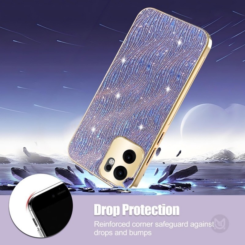 ปลอกสําหรับOPPO Reno 15 14 13 12 11 Pro 15F 14F 13F 12F 11F 8T A18 A38 A79 A98 A3X A5X A6X A3 A5 A6 ProชุบGlitterกล้องเลนส์ป้องกันกรณีกันกระแทก - รูปที่ 4