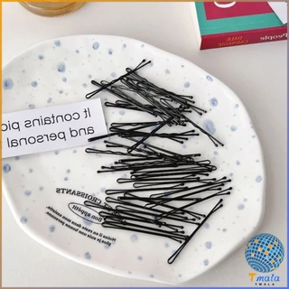Tmala กิ๊บดำ 50 ชิ้น กิ๊บดำติดผม ทรงผมเรียบง่ายคลิปเล็ก วัสดุดีเยี่ยม hair clip