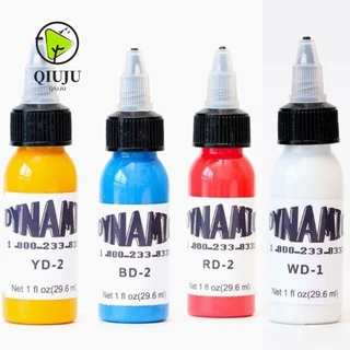 สีฝึกสัก ชิวจู,30มลร่างกายศิลปะสักหมึก,สีแดงสดใสสีเหลืองขาวฟ้าสักหมึกเม็ดอุปกรณ์