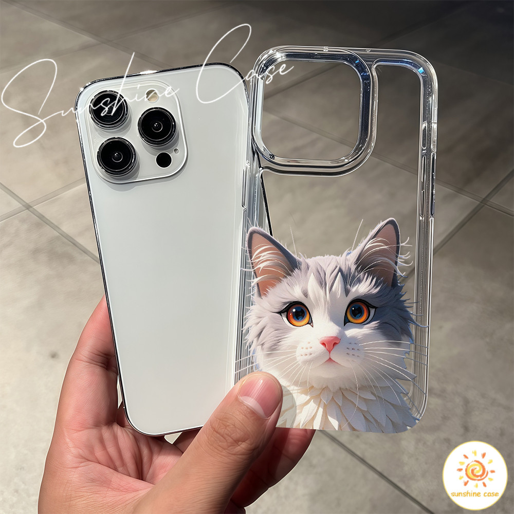 จัดส่งทันที เคสโทรศัพท์วีโว่ รูปภาพลูกแมวน่ารัก เคสใช้กับVIVOY95 Y53 Y33 Y36 Y20 Y17 Y21 Y15S Y17S Y16 Y22 Y1Sกันกระแทก